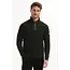 Gabbiano 775775 Halfzip ottoman structuur sweater Black - Regular Fit