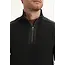 Gabbiano 775775 Halfzip ottoman structuur sweater Black - Regular Fit