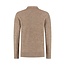 PurePath (by PureWhite) PurePath 25030809 Bouclé Knit Polo Taupe - Loose Fit