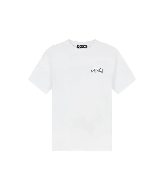 Malelions Malelions Men Playing Cards T-Shirt White - Regular Fit