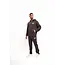 Malelions Malelions Men Chainstitch Signature Half Zip Hoodie Mulch Brown - Oversized Fit