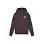 Malelions Malelions Men Chainstitch Signature Half Zip Hoodie Mulch Brown - Oversized Fit
