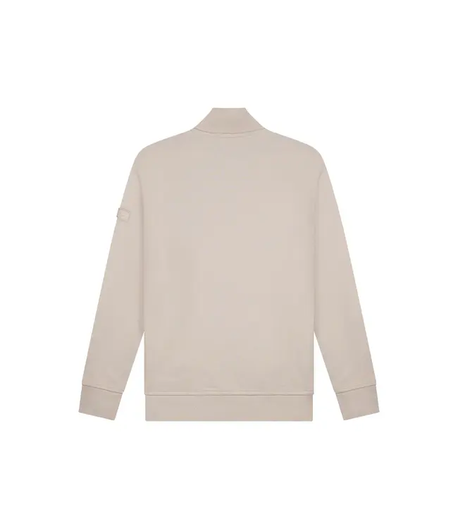 Malelions Malelions Men Turtle Half Zip Sweater Sand - Slim Fit