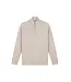 Malelions Malelions Men Turtle Half Zip Sweater Sand - Slim Fit
