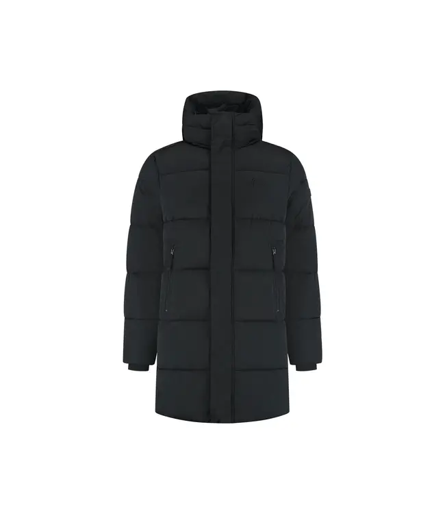 Malelions Malelions Men Mid Length Puffer Jacket Black