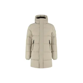 Malelions Mid Length Puffer Jacket Sand