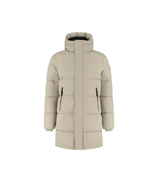 Malelions Malelions Men Mid Length Puffer Jacket Sand