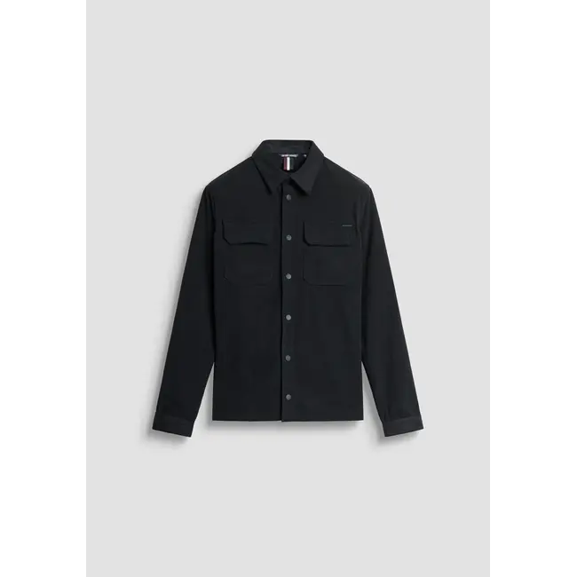 Antony Morato Antony Morato MMSL00765-FA300027 SHIRT IN VELVET WITH LOGO BADGE - Regular Fit