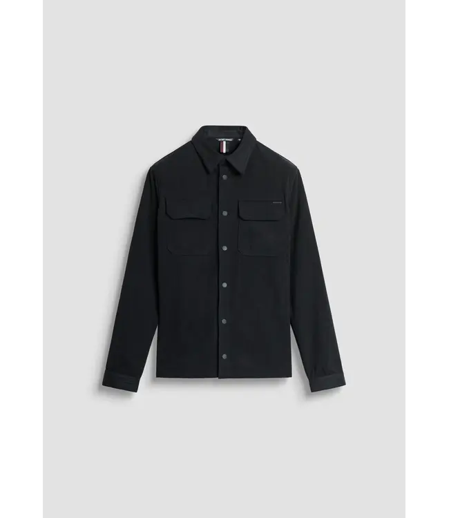 Antony Morato Antony Morato MMSL00765-FA300027 SHIRT IN VELVET WITH LOGO BADGE - Regular Fit
