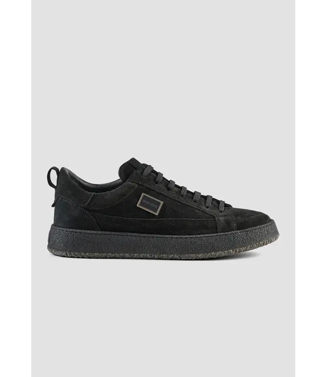 Antony Morato Antony Morato MMFW01845-LE300005 SNEAKER METAL MARBLE IN SUEDER.3D LOGO METAL PLATE.CREPE SOLE