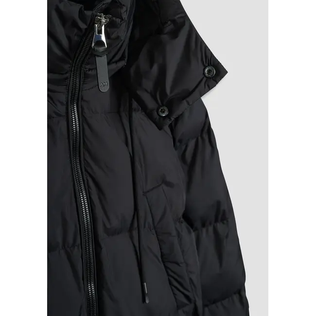 Antony Morato Antony Morato MMCO00945-FA600271 COAT RELAXED FIT IN CALENDERING NYLON FABRIC WITH ECOPADDING AND METAL LOGO ON RUBBER PATCH
