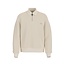 Guess Guess M5BR05Z3HM1-G293 GJ LS HALF ZIP COLLAR OFF WHITE - REGULAR FIT