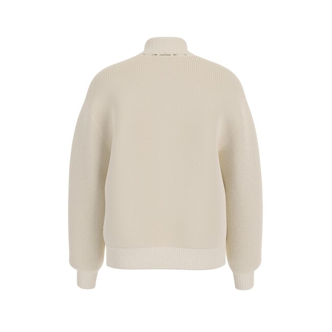 Guess Guess M5BR05Z3HM1-G293 GJ LS HALF ZIP COLLAR OFF WHITE - REGULAR FIT