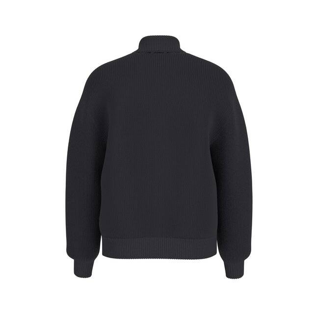 Guess Guess M5BR05Z3HM1-JBLK GJ LS HALF ZIP COLLAR KNITWEAR SWEATER - Regular Fit