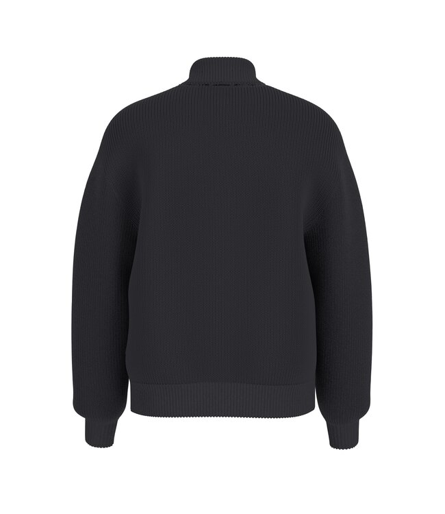 Guess Guess M5BR05Z3HM1-JBLK GJ LS HALF ZIP COLLAR KNITWEAR SWEATER - Regular Fit