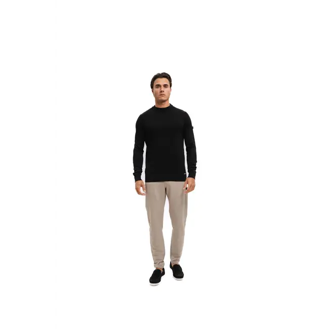 Malelions Malelions Men Knitted Crewneck Black - Slim Fit