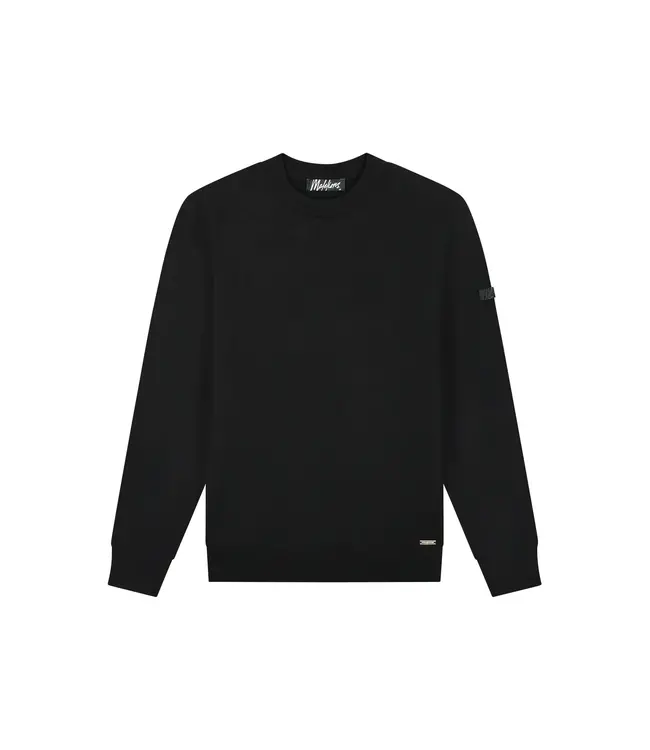 Malelions Malelions Men Knitted Crewneck Black - Slim Fit