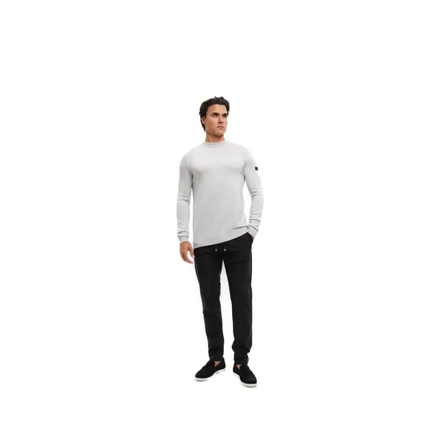 Malelions Malelions Men Knitted Crewneck Ocean Grey - Slim Fit