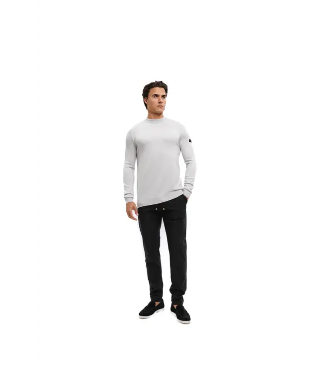 Malelions Malelions Men Knitted Crewneck Ocean Grey - Slim Fit