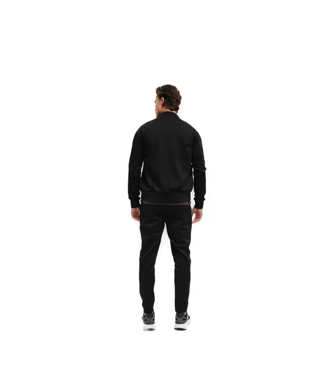 Malelions Malelions Men Pique Zip Vest Black - Slim Fit