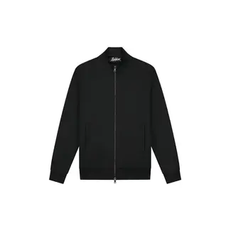 Malelions Malelions Men Pique Zip Vest Black - Slim Fit