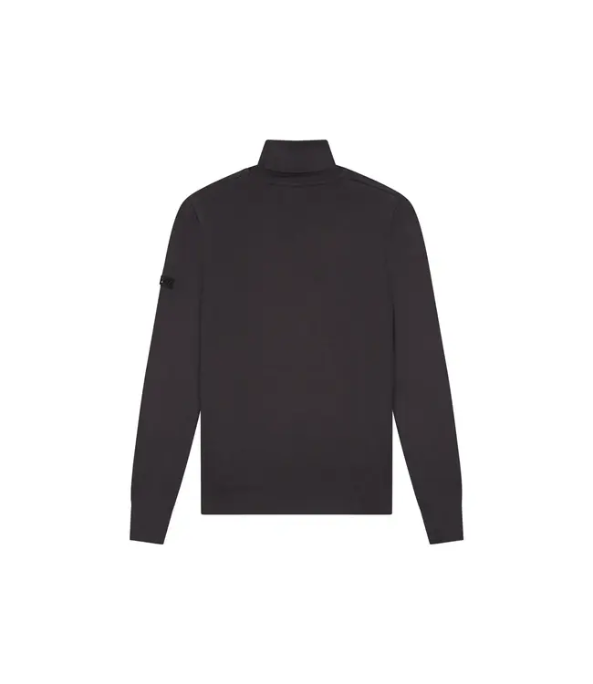 Malelions Malelions Men Knitted Turtleneck Mulch Brown - Slim Fit