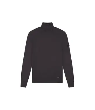 Malelions Malelions Men Knitted Turtleneck Mulch Brown - Slim Fit