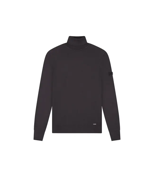 Malelions Malelions Men Knitted Turtleneck Mulch Brown - Slim Fit