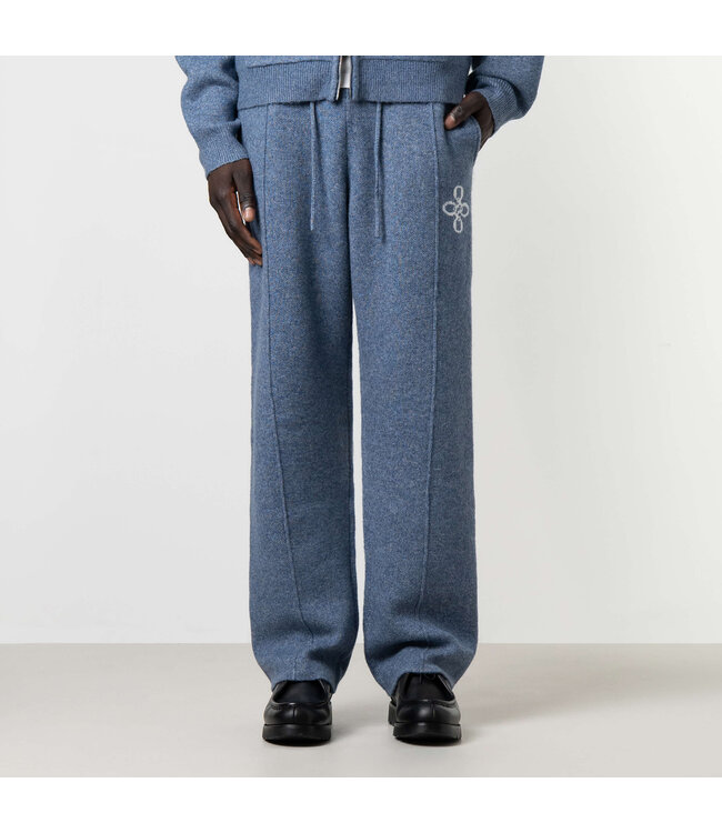 Quotrell Quotrell Calvin Knitted Pants Denim Blue - Straight Fit