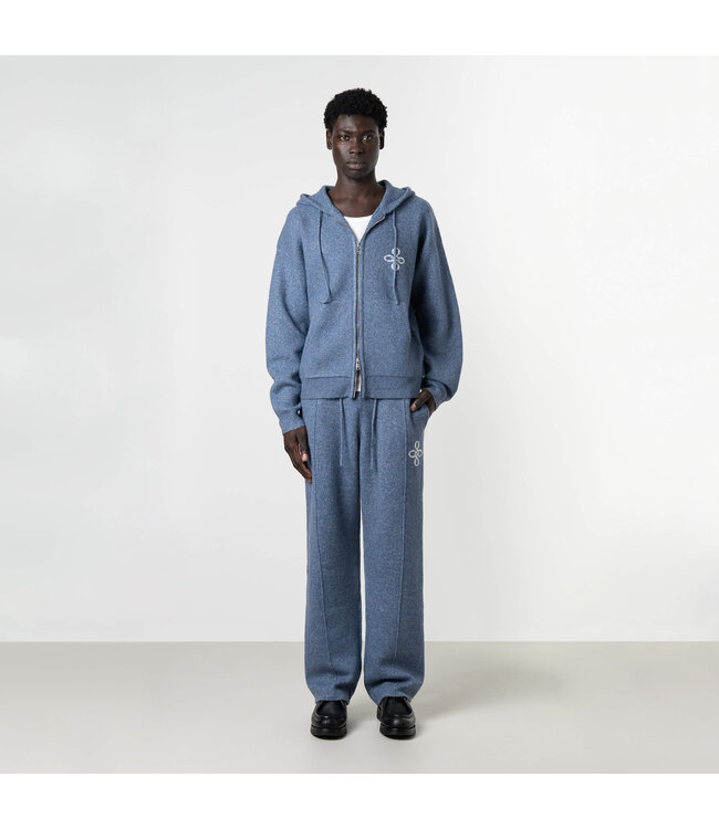 Quotrell Quotrell Calvin Knitted Pants Denim Blue - Straight Fit