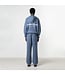 Quotrell Quotrell Calvin Knitted Zip Hoodie Denim Blue - Oversized Fit