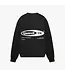 Quotrell Quotrell Emblem Crewneck Sweater Black/White - Oversized Fit