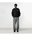Quotrell Quotrell Emblem Crewneck Sweater Black/White - Oversized Fit