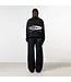 Quotrell Quotrell Emblem Crewneck Sweater Black/White - Oversized Fit