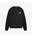 Quotrell Quotrell Emblem Crewneck Sweater Black/White - Oversized Fit