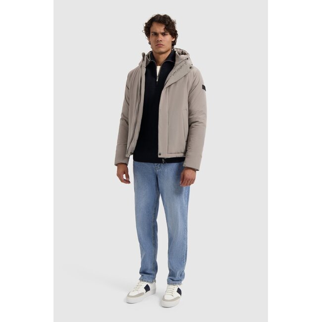 PurePath (by PureWhite) PurePath 25030409 Active Flex Short Parka Jacket Ash Grey