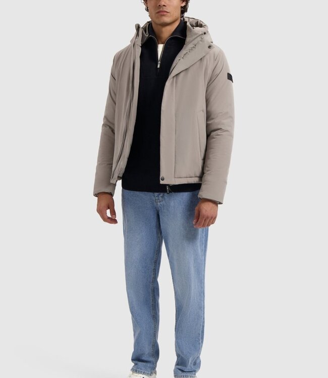 PurePath (by PureWhite) PurePath 25030409 Active Flex Short Parka Jacket Ash Grey