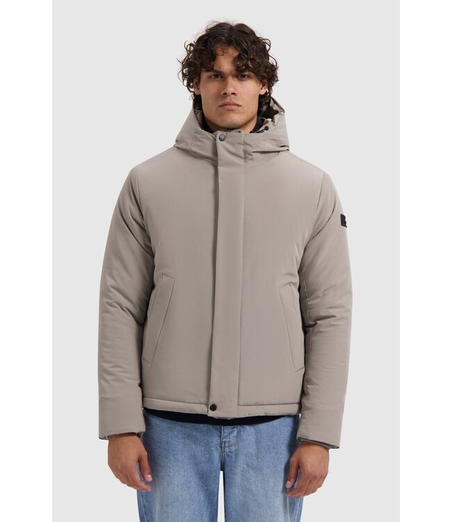 PurePath (by PureWhite) PurePath 25030409 Active Flex Short Parka Jacket Ash Grey