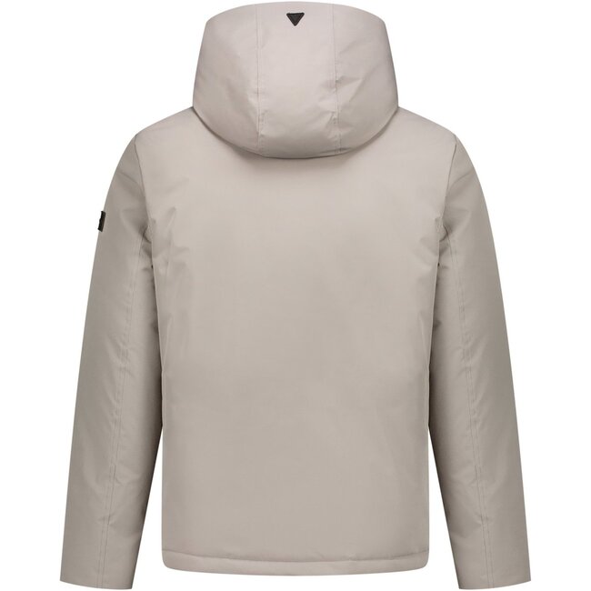 PurePath (by PureWhite) PurePath 25030409 Active Flex Short Parka Jacket Ash Grey