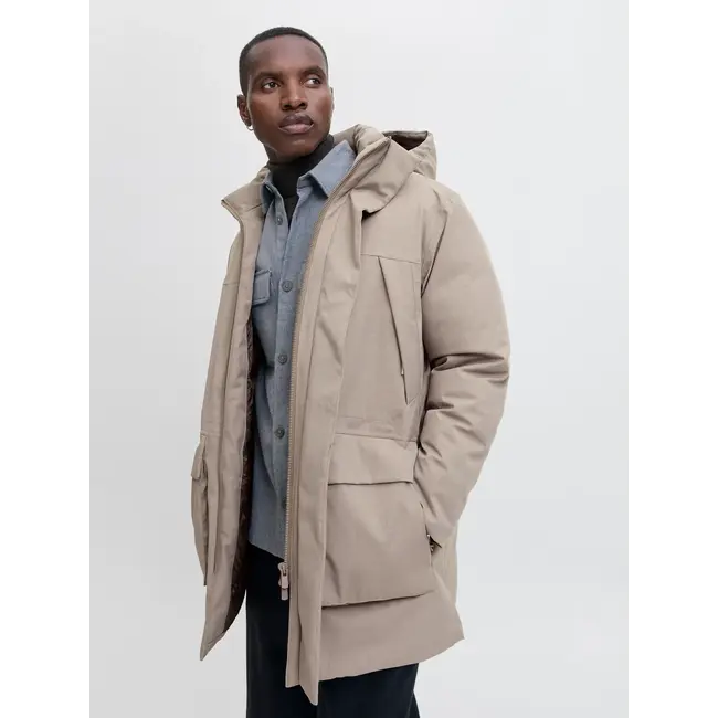 Jack & Jones Jack & Jones 12284883 JPRCCMOON MELANGE PARKA LN Delicioso