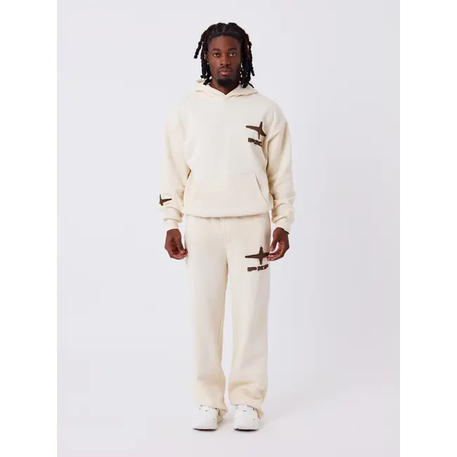 ProjectxParis Project x Paris 2522505 Hoodie Creme/Brown - Oversized Fit