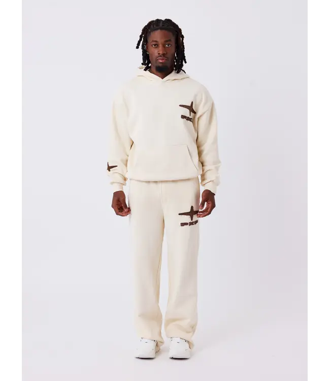 ProjectxParis Project x Paris 2522505 Hoodie Creme/Brown - Oversized Fit