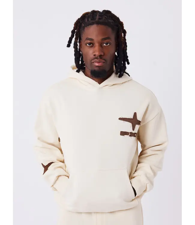 ProjectxParis Project x Paris 2522505 Hoodie Creme/Brown - Oversized Fit