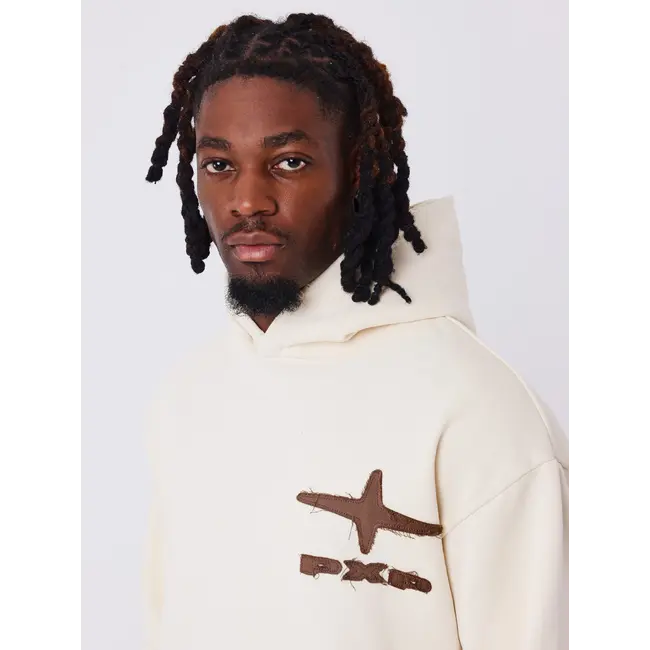 ProjectxParis Project x Paris 2522505 Hoodie Creme/Brown - Oversized Fit