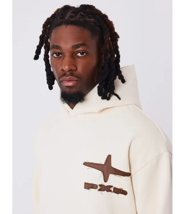ProjectxParis Project x Paris 2522505 Hoodie Creme/Brown - Oversized Fit