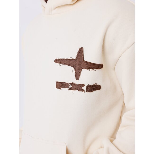 ProjectxParis Project x Paris 2522505 Hoodie Creme/Brown - Oversized Fit