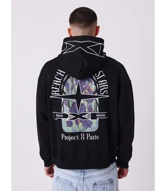 ProjectxParis Stained Glass Hoodie Black - Oversized Fit