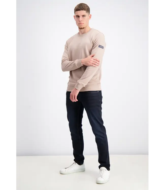 Gabbiano Gabbiano 15091 Crewneck Sweater Taupe - Regular Fit