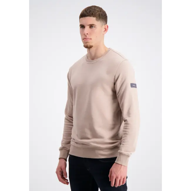 Gabbiano Gabbiano 15091 Crewneck Sweater Taupe - Regular Fit