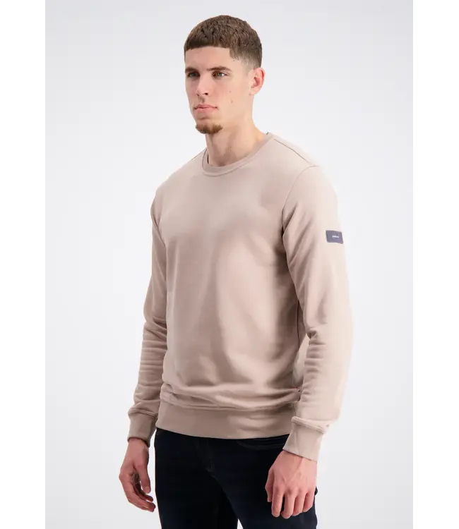 Gabbiano Gabbiano 15091 Crewneck Sweater Taupe - Regular Fit